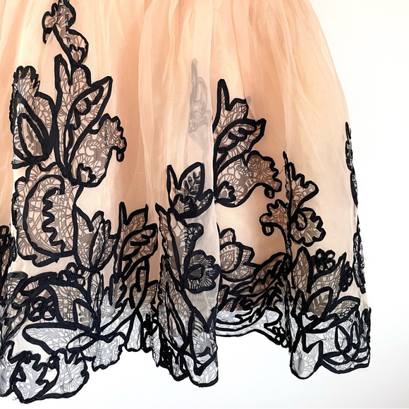 Anthropologie Maeve Sleeveless V-Neck Lace Fit And Flare Mini Dress Size 6 NWT - Picture 11 of 15